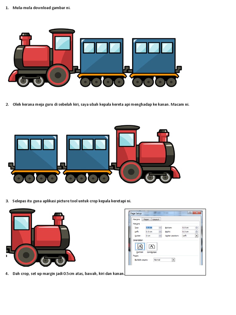Cara Cara Membuat Kereta Api