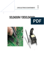 Tipos Soldadura y Desoldadura Electronica