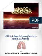 CTLA-4 Gene Polymorphisms in Bronchial Asthma