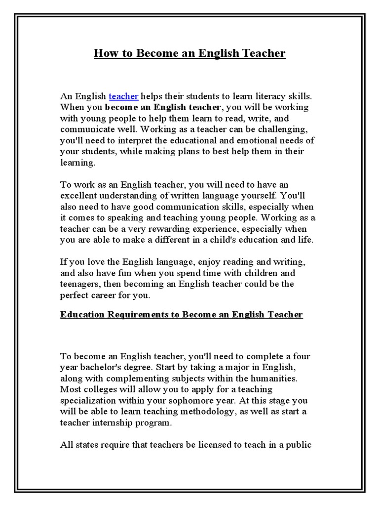 how-to-become-an-english-teacher-pdf-travel-visa-teachers