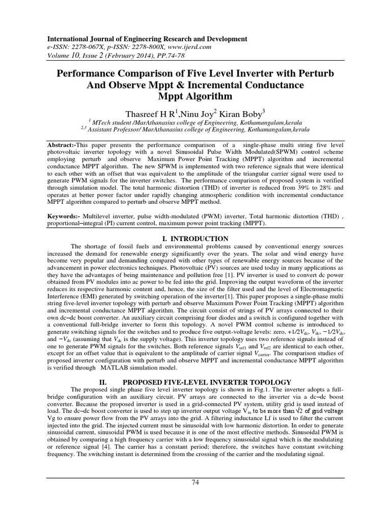 International Journal of Engineering Research and Development | PDF ...