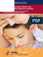 Tratamientos p/ niños c/ TEA (trastornos del espectro autista) - Revisión de la investigación para padres y personas que ayudan al cuidado