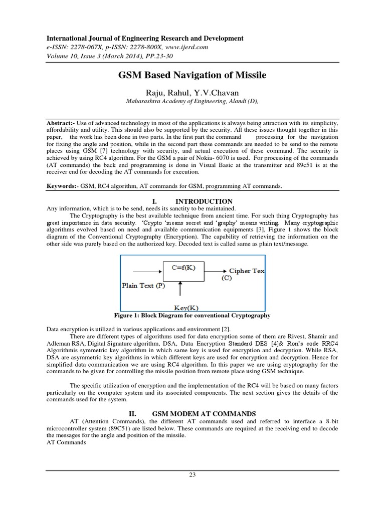 International Journal of Engineering Research and Development | PDF ...
