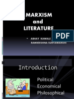 Marxism and Literature: Abhay Kawale Ramkrishna Suryawanshi