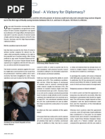 The Iran Nuclear Deal - A Victory For Diplomacy?: 12 - Opinion