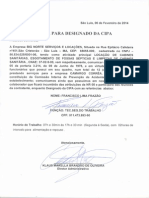 Carta de Designado Cipa Big Norte