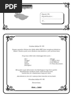 6500 Contoh Undangan Tasyakuran Aqiqah.doc Gratis