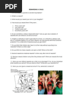 Ready for CAE Ss p 17. REWARDING a CHILD.  Speaking