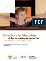 Derecho Educacion Personas Discapacidad ALyCaribe