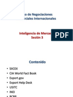 Sesión 3 Fuentes de Información y Herramientas de Inteligencia de Mercados