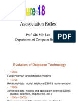 Asssociation Rules: Prof. Sin-Min Lee Department of Computer Science