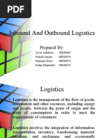 Download Inbound and Outbound Logistics by PRATICK RANJAN GAYEN SN21387061 doc pdf