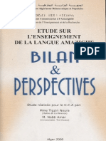 Etude sur l’enseignement de tamazight. Bilan et perspectives - Noura Tigziri et Amar Nabti