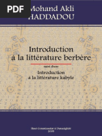 Download Introduction  la littrature berbre - Mohand Akli Haddadou by idlisen SN213871484 doc pdf