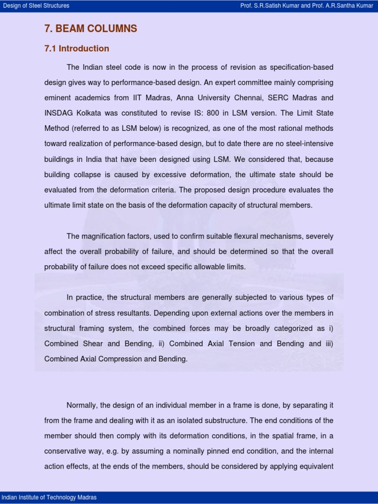 1 Introduction 7 Pdf Bending Beam Structure