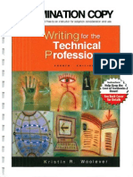 Writing For The Technical Professions