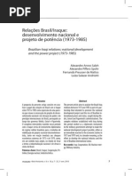 Relações Brasil_Iraque_ desenvolvimento nacional e projeto de potência (1973-1985) _ Saleh _ Fronteira_ revista de iniciação científica em Relações Internacionais