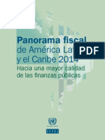 CEPAL Panorama Fiscal 2014