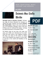 Doimnic Mac Giolla Bhríde: Concert