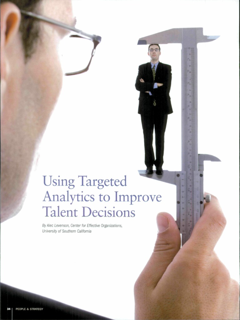 Using Targeted Analytics To Improve Talent Decisions. | PDF ...