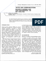 Markov Analysis Hypothesis Testing