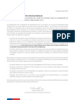 Comunicado AplicaciÃ N Plan de Estudio para Orrientacion