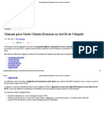 Manual para Modo Cliente - Estacion en AirOS de Ubiquiti - La Cueva Wifi