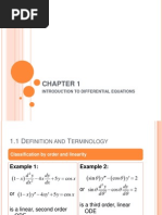 Introduction To Differential Equations