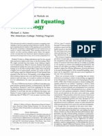Traditional Equating Methodology: An NCME Instructional Module On