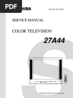 Toshiba 27a44 Service Manual