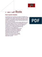 Plan de Boda PDF