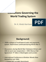 Institutions Governing the World Trading System