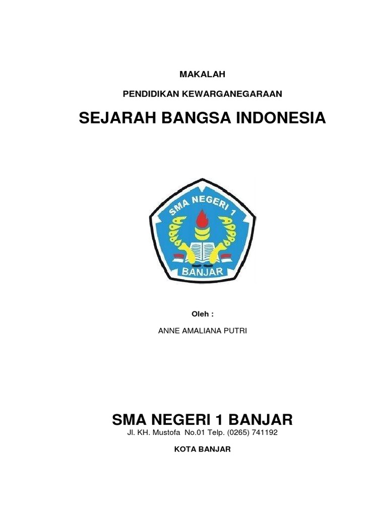 Makalah Sejarah Indonesia