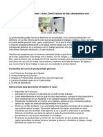 Crash Course de Productividad