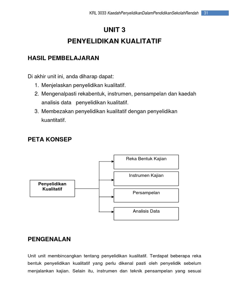 20140217170208unit 3 Penyelidikan Kualitatif Pdf