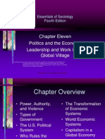 Chapter Eleven Politics and The Economy Leadership and Work in The Global Village