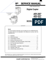 AR-287 AR-337 AR-407 AR-507: Digital Copier