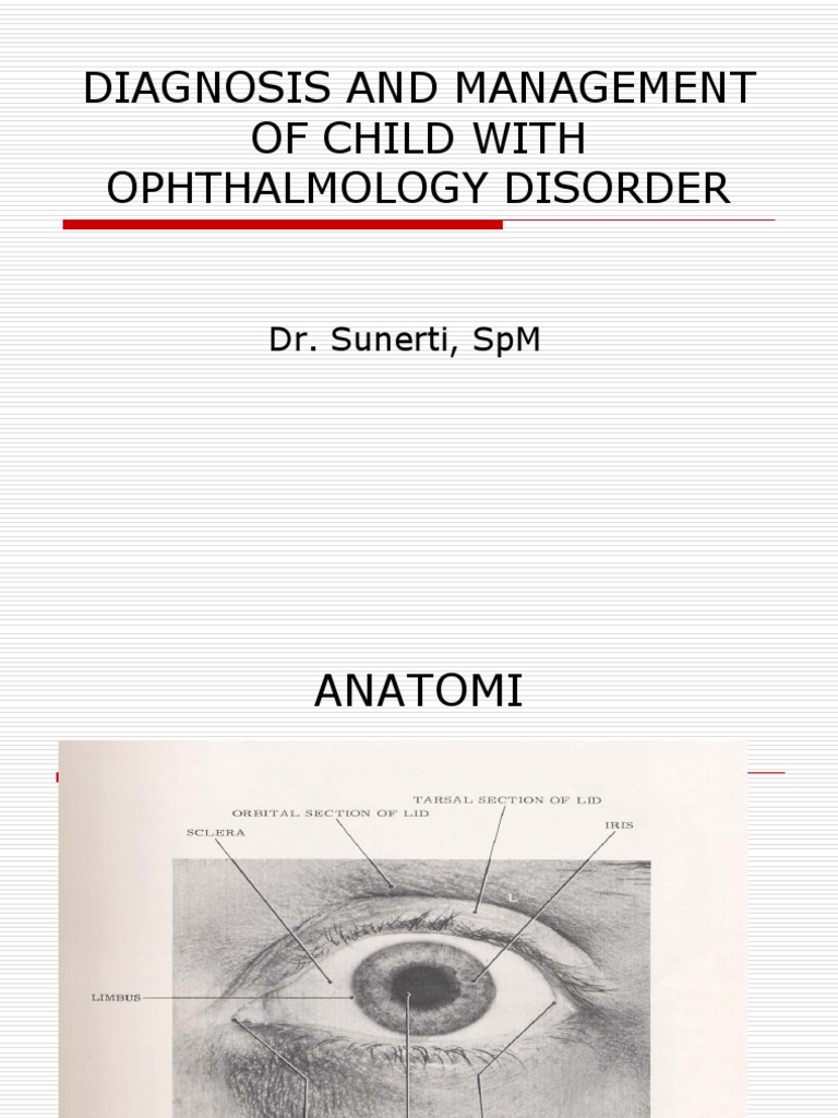 Pediatric Ophthalmology Diagnosis Guide | PDF | Human Eye | Diseases Of ...