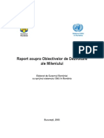 1 Raportul Asupra Dezvoltarii Economice in Romania