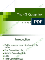 4G Comparison: LTE vs WiMAX Mobile Network Standards