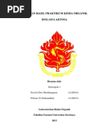 Download HASIL PRAKTIKUM KIMIA ORGANIK LACTOSAdocx by Febrian Tri Rahma Dhini SN213947432 doc pdf