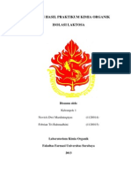 Download HASIL PRAKTIKUM KIMIA ORGANIK LACTOSAdocx by Febrian Tri Rahma Dhini SN213947432 doc pdf