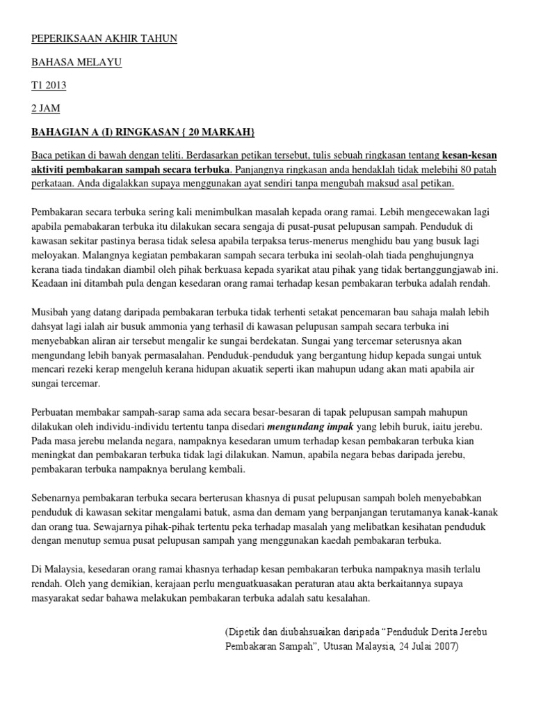 Peperiksaan Akhir Tahun Pdf