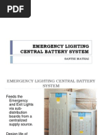 Emergency Lighting Central Battery System: Santhi Mathai