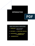 Introduction Basic Geological Knowledge