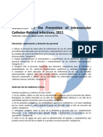 Recomendaciones CDC Cateteres 2011 Traducida Fabiana