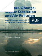 Climate Change Ozone Depletion and Air Pollution