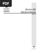 Bosch Solution 880 Operators Manual 1