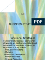 Business Strategy Hnd 2nd