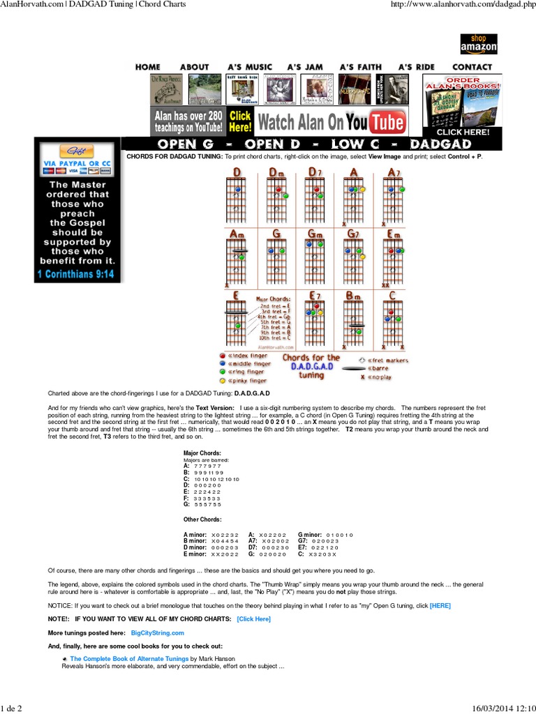Dadgad Chord Book Pdf